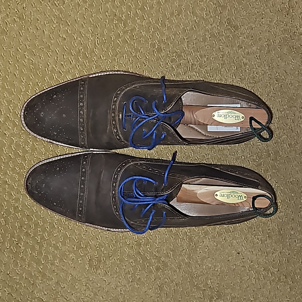 Johnston & Murphy Brown Suede Shoes (Men's 13)